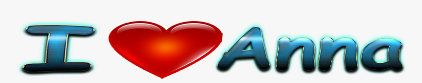 Anna Love Name Heart Design Png - Name Jacob With Hearts Around, Transparent Png, Free Download
