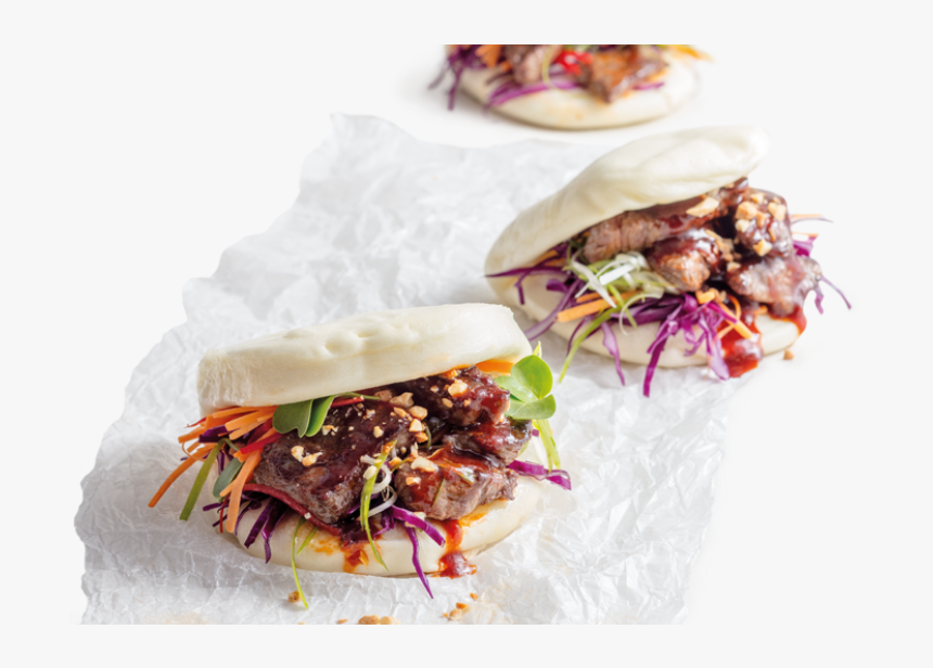 Beef Stir-fry In Bao Buns - Bao Bun Png, Transparent Png, Free Download