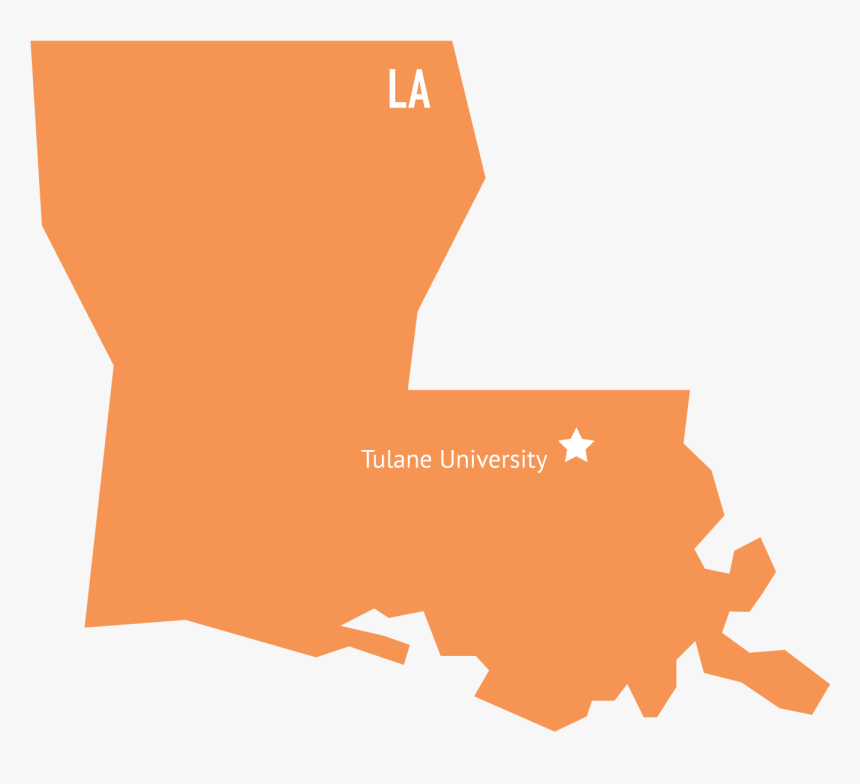 Louisiana Map Clip Art , Png Download - Transparent Louisiana Png, Png Download, Free Download