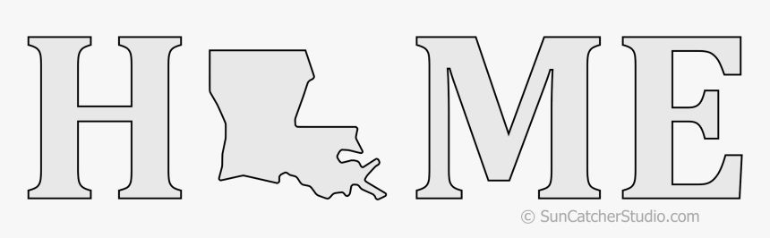 Louisiana Outline Png, Transparent Png, Free Download