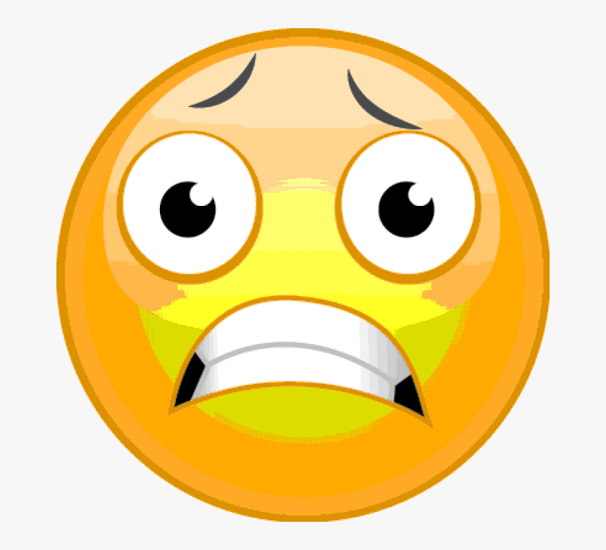 Happy Shocked Emoji Scared Face Emoji, HD Png Download kindpng