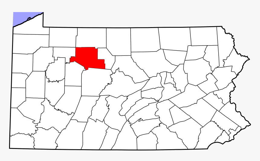 Elk County Pennsylvania On Map, HD Png Download, Free Download