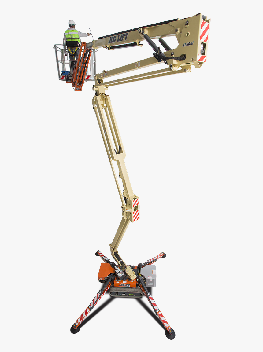 Jlg Compact Crawler Boom Lift X550aj - Crane, HD Png Download, Free Download