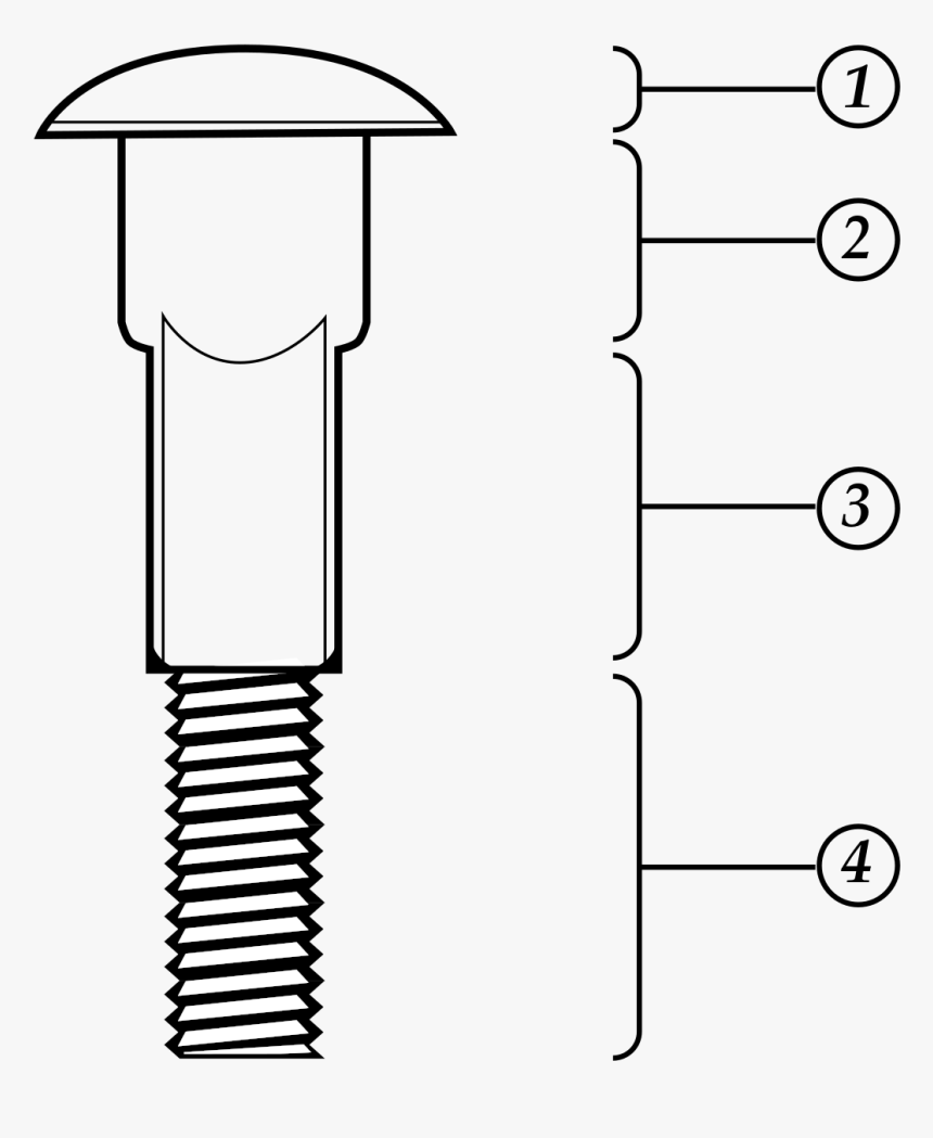 Diagram Of A Bolt, HD Png Download, Free Download