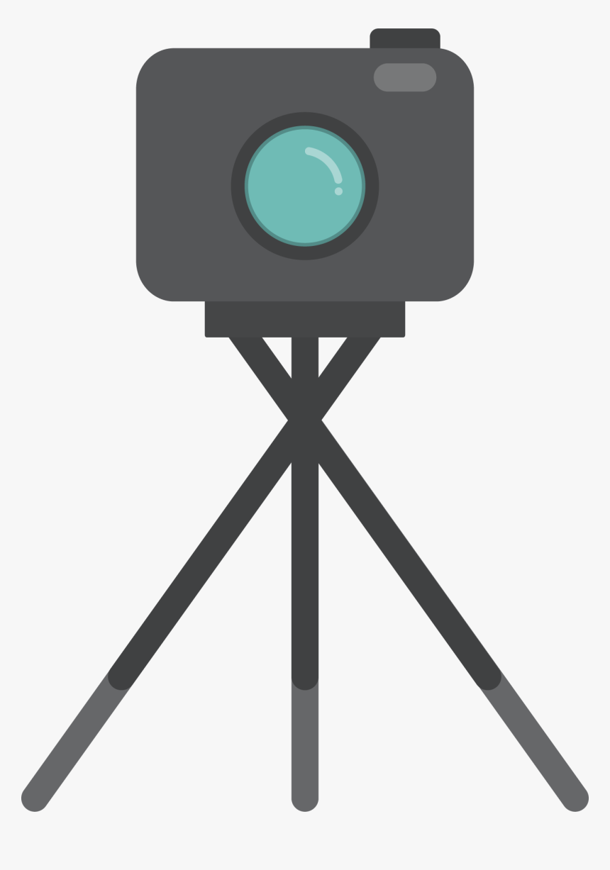 Video Camera Tripod Animation Drawing - Video Shoot Vector Icon, HD Png Download, Free Download