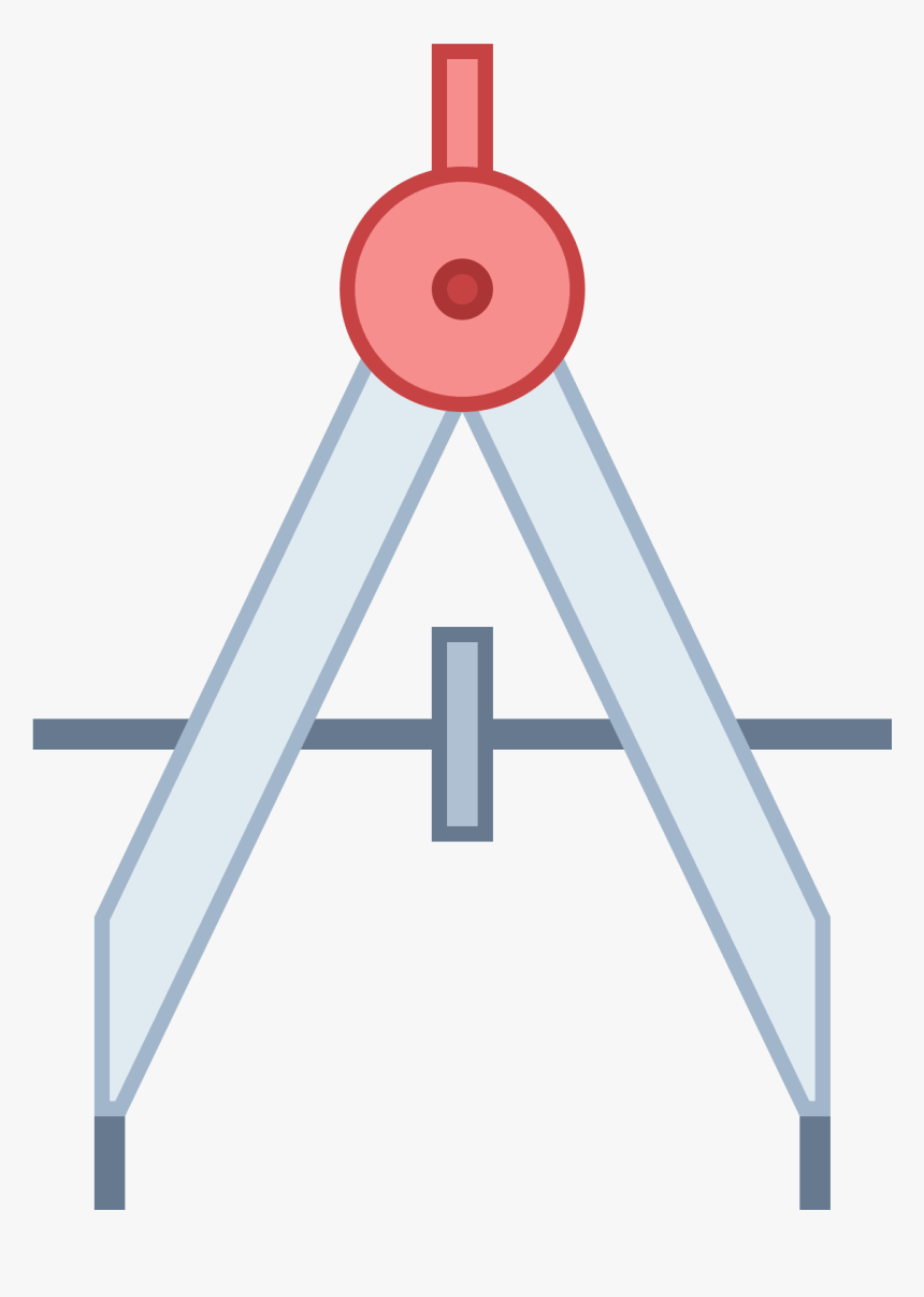 This Icon Represents A Drafting Compass, HD Png Download, Free Download
