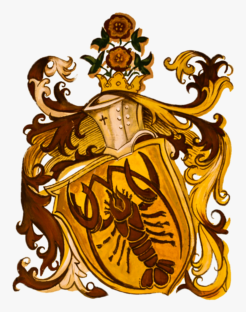 Coat Of Arms Zodiac Sign Cancer - Lobster Coat Of Arms, HD Png Download, Free Download