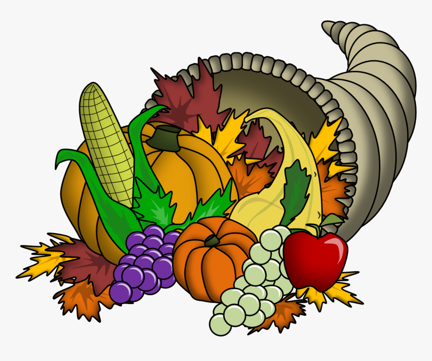 Thanksgiving File Folder Games - Thanksgiving Cornucopia Clipart, HD Png Download, Free Download