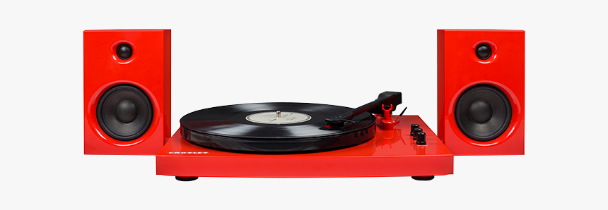 Crosley T100 Turntable System Red - Subwoofer, HD Png Download, Free Download