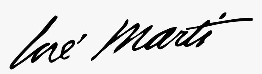 Firma De José Martí, HD Png Download, Free Download