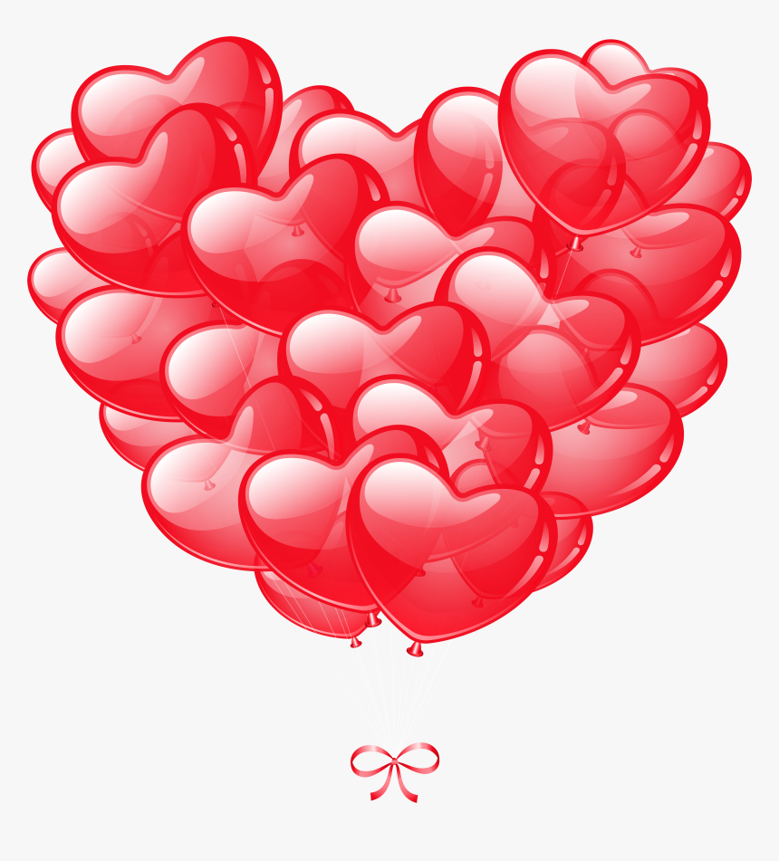 Heart Balloons Png, Transparent Png, Free Download