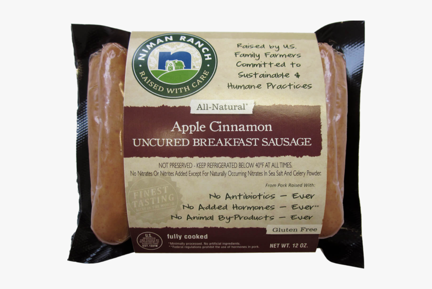 Niman Ranch Apple Cinnamon Breakfast Sausage, HD Png Download, Free Download