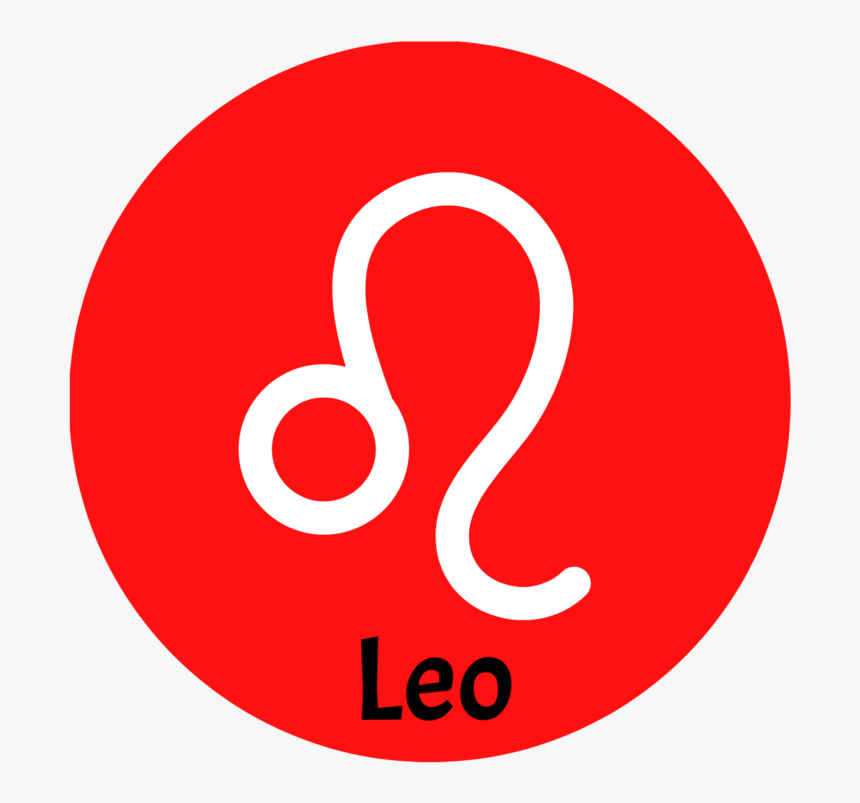 Leo Zodiac Png - Circle, Transparent Png, Free Download