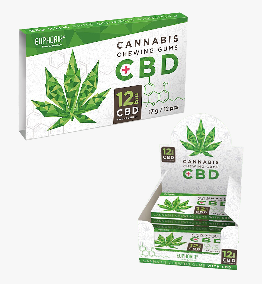 Transparent Cannabis Png - Chewing Gum With Cbd, Png Download, Free Download