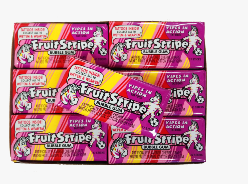 Chewing Candy Bubble - Fruit Stripe Gum, HD Png Download, Free Download