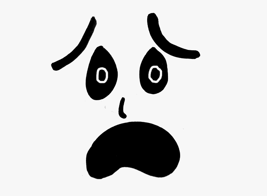 Wide-eyed, Mouth Open In Shock - Cartoon, HD Png Download, Free Download