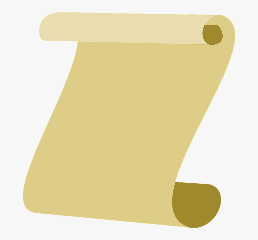 Scroll, Document, Parchment, Yellow, Official - Scroll Document, HD Png ...