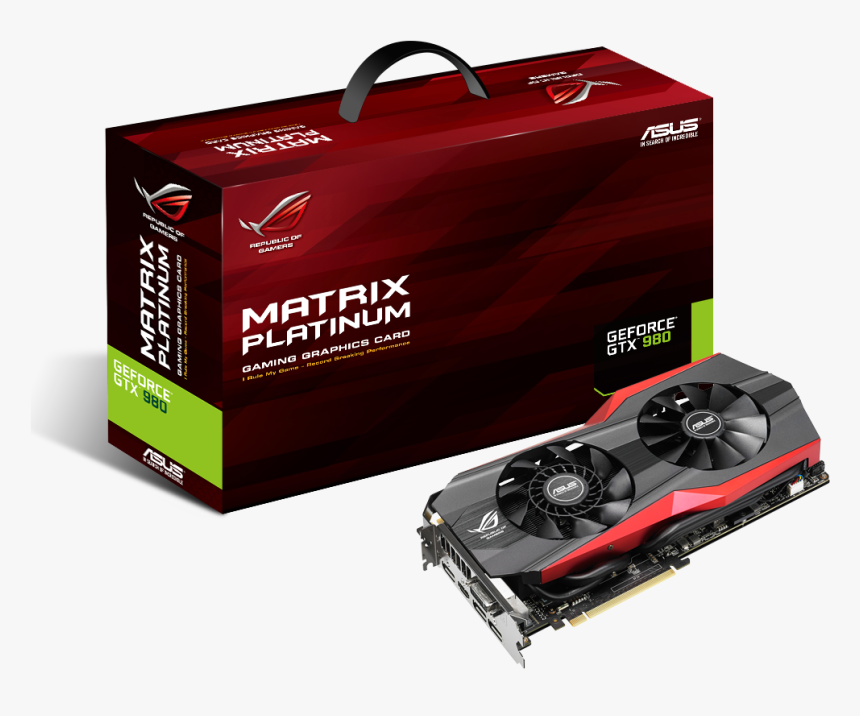 Asus Rog Matrix Gtx 980 Platinum Box - Asus Rog Matrix Platinum Gtx 780 Ti, HD Png Download, Free Download