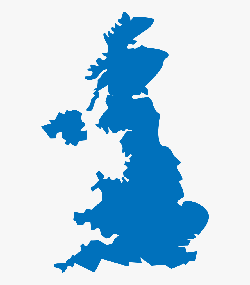 United, Kingdom, Map, Great, Britain, England, Ireland - United Kingdom Map Svg, HD Png Download, Free Download