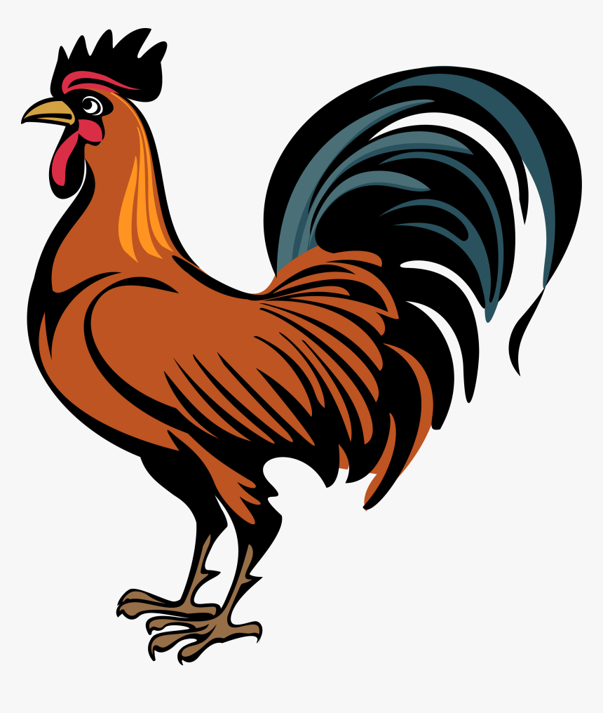 Fighting Rooster Png - Rooster Coat Of Arms, Transparent Png, Free Download