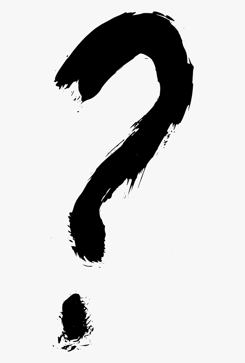 Paint Question Mark Png, Transparent Png, Free Download