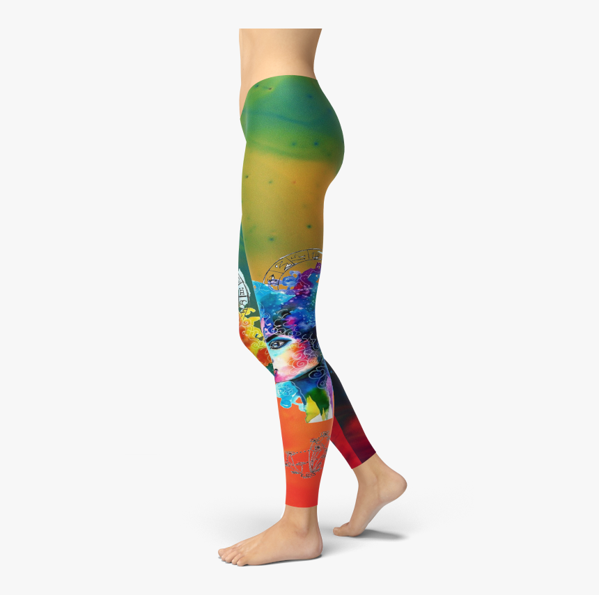 Watercolor Leo Zodiac Leggings Gym Fitness Sports Wear - Yoga Pants, HD Png Download, Free Download