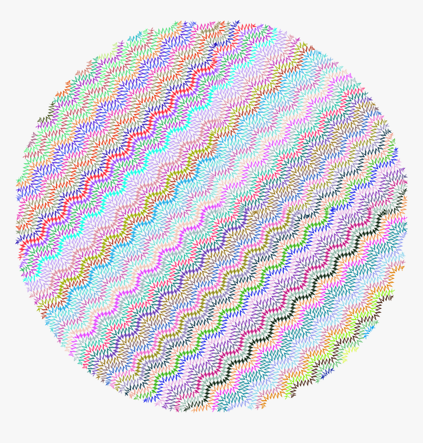 Zig Zag Circle No Background Clip Arts - Circle No Background, HD Png Download, Free Download