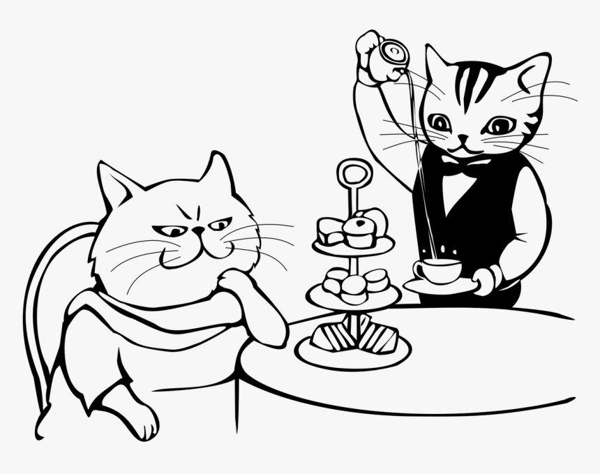 Waiter Cat, HD Png Download, Free Download