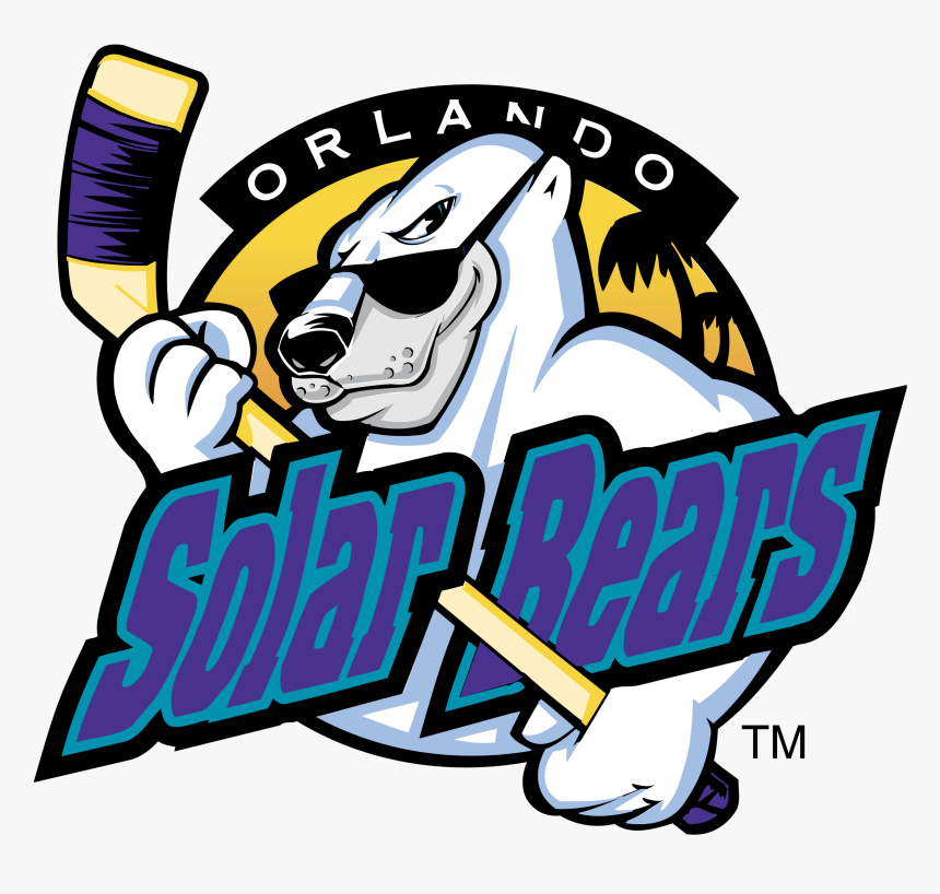 Orlando Solar Bears Logo Png Transparent - Solar Bears Hockey Logo, Png Download, Free Download