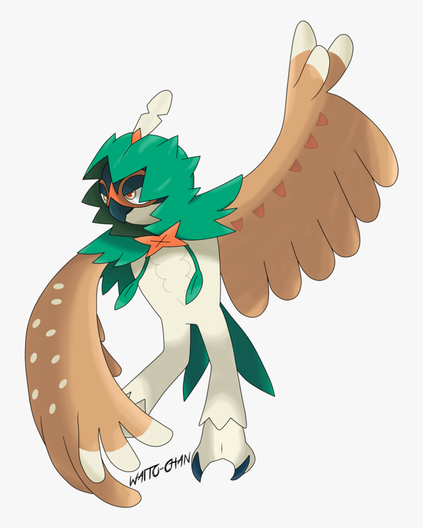 Decidueye By Waitochan - Decidueye Transparent Background, HD Png Download, Free Download