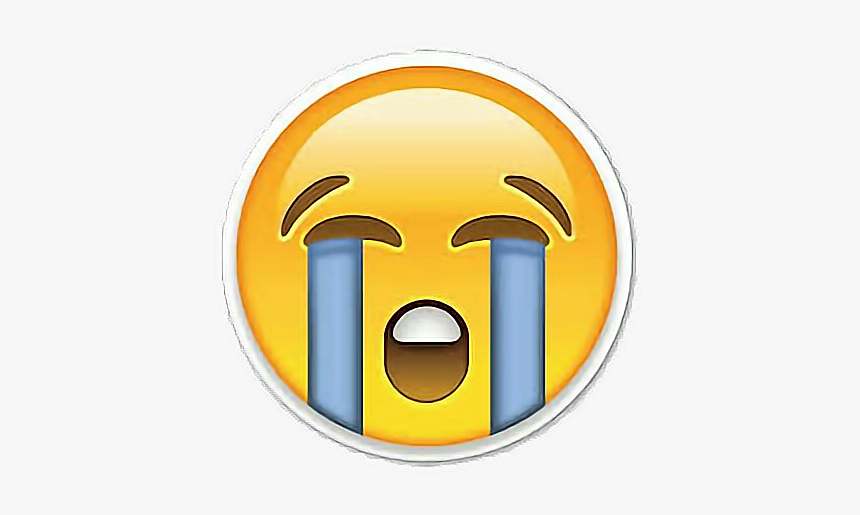#crying #emoji #png - Crying Emoji Transparent Background, Png Download, Free Download