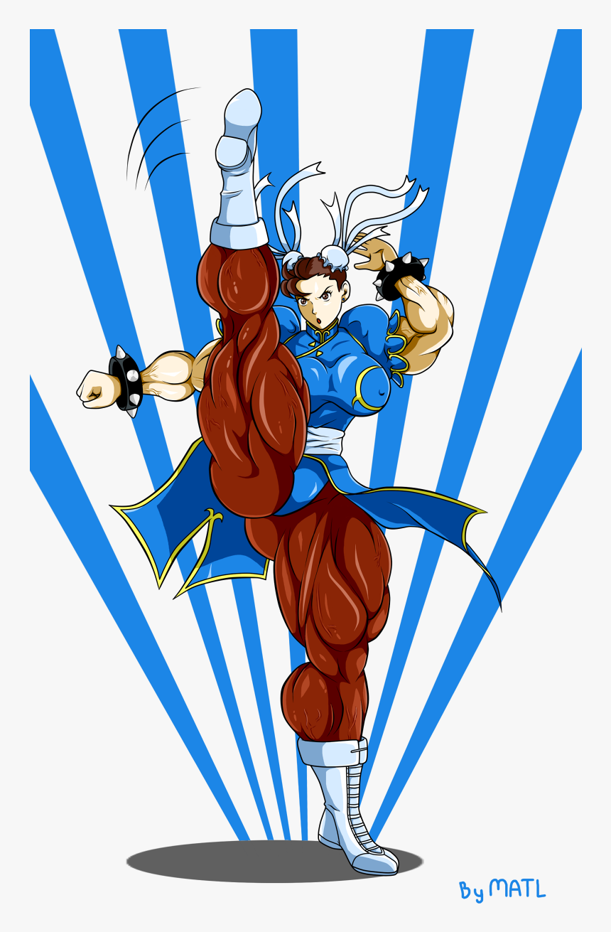 Transparent Chun Li Png - Chun Li Axe Kick, Png Download, Free Download