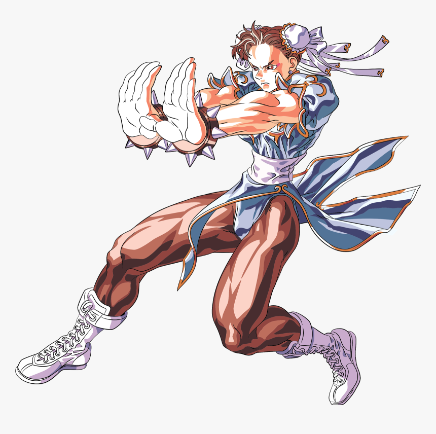 Baixar Vetor Corel Draw Chun Li Street Fighter 2 Rgratis - Street Fighter Chun Li Kikoken, HD Png Download, Free Download