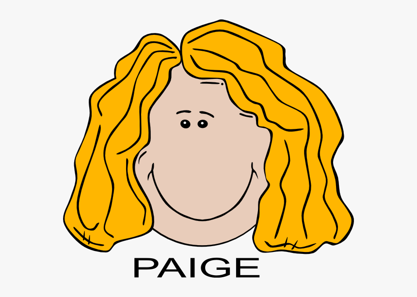 Transparent Paige Png - Blonde Hair Clipart Png, Png Download, Free Download