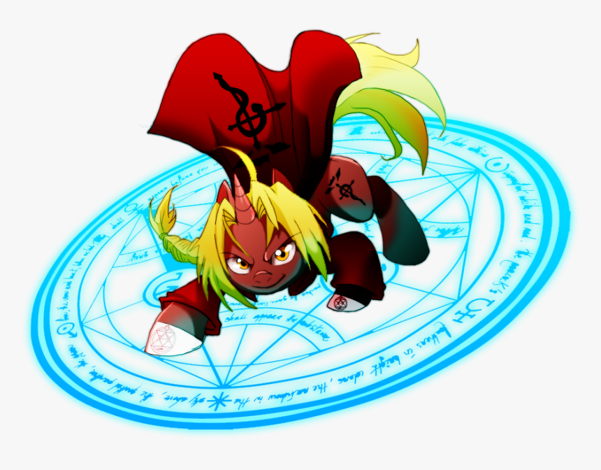 Dormin-kanna, Edward Elric, Fullmetal Alchemist, Ponified, - Fullmetal Alchemist Symbol, HD Png Download, Free Download