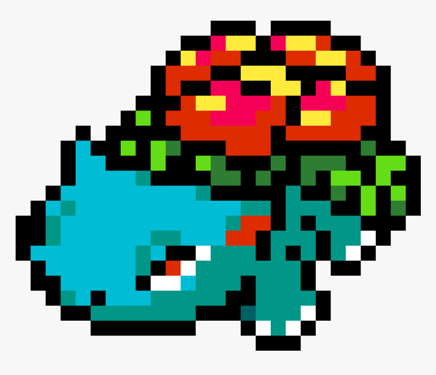 Venusaur Pixel Art , Png Download - Pokemon Venusaur Pixel Art, Transparent Png, Free Download