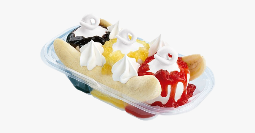 Banana Split Png Free Download - Banana Ice Cream Png, Transparent Png, Free Download