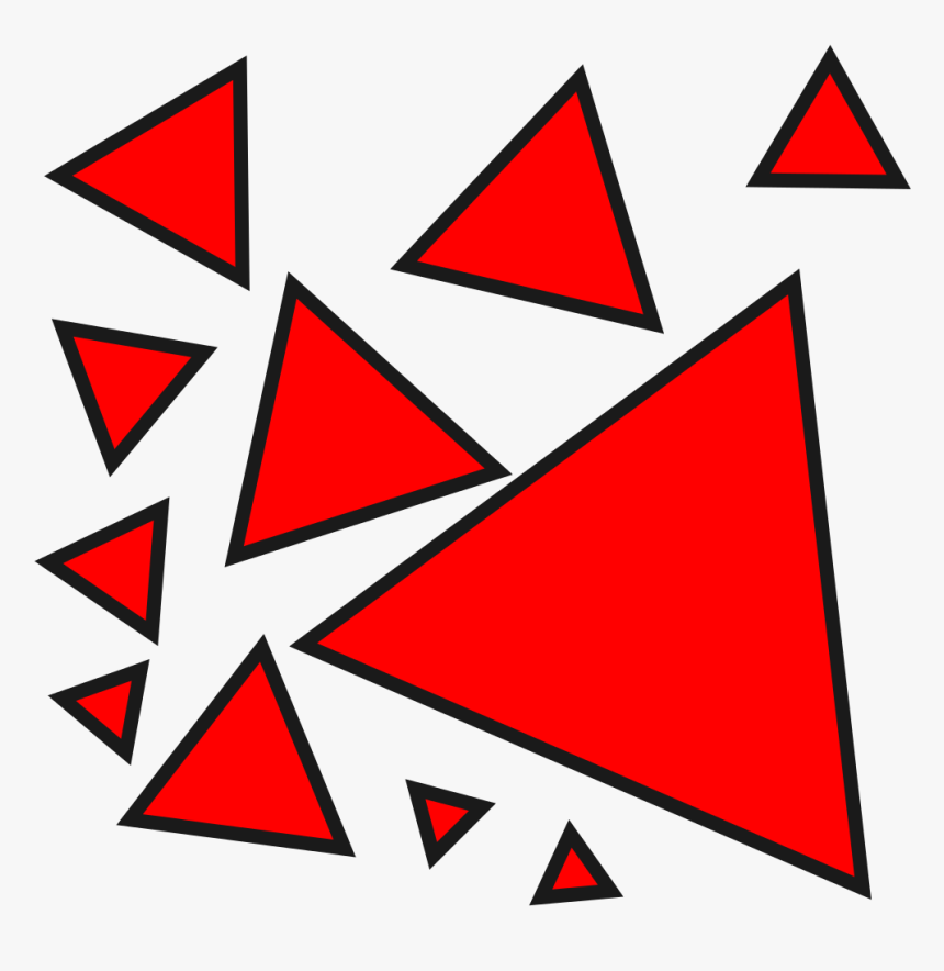 Transparent Red Triangle Png - Red Triangles Png, Png Download, Free Download