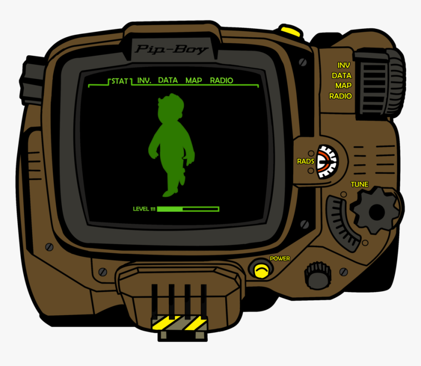 Pipboy Mk4 Pin - Video Camera, HD Png Download, Free Download