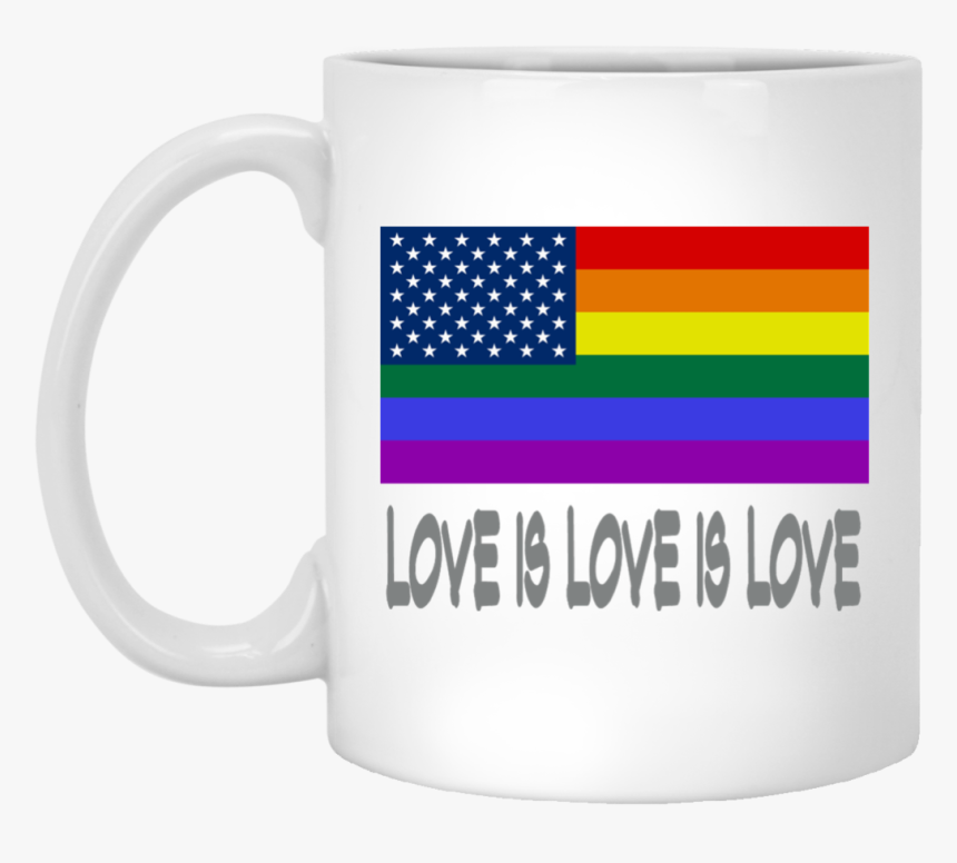 Love Is Love Is Love Rainbow Flag - Beer Stein, HD Png Download, Free Download