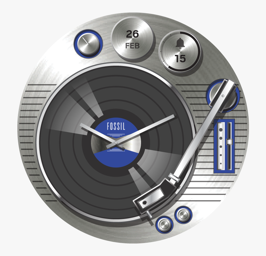 Fossil Turntable Full Concept - Circle, HD Png Download, Free Download