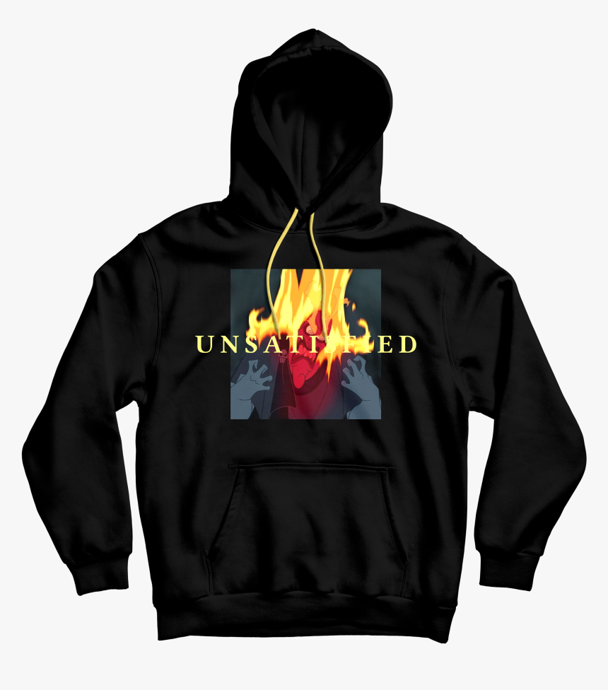 Unsatisfied Hades Black Hoodie - Danny Duncan Merch Legalize, HD Png Download, Free Download