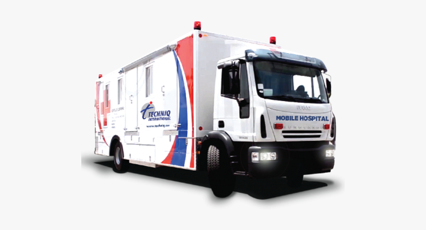 Mobile Hosptital - Trailer Truck, HD Png Download, Free Download