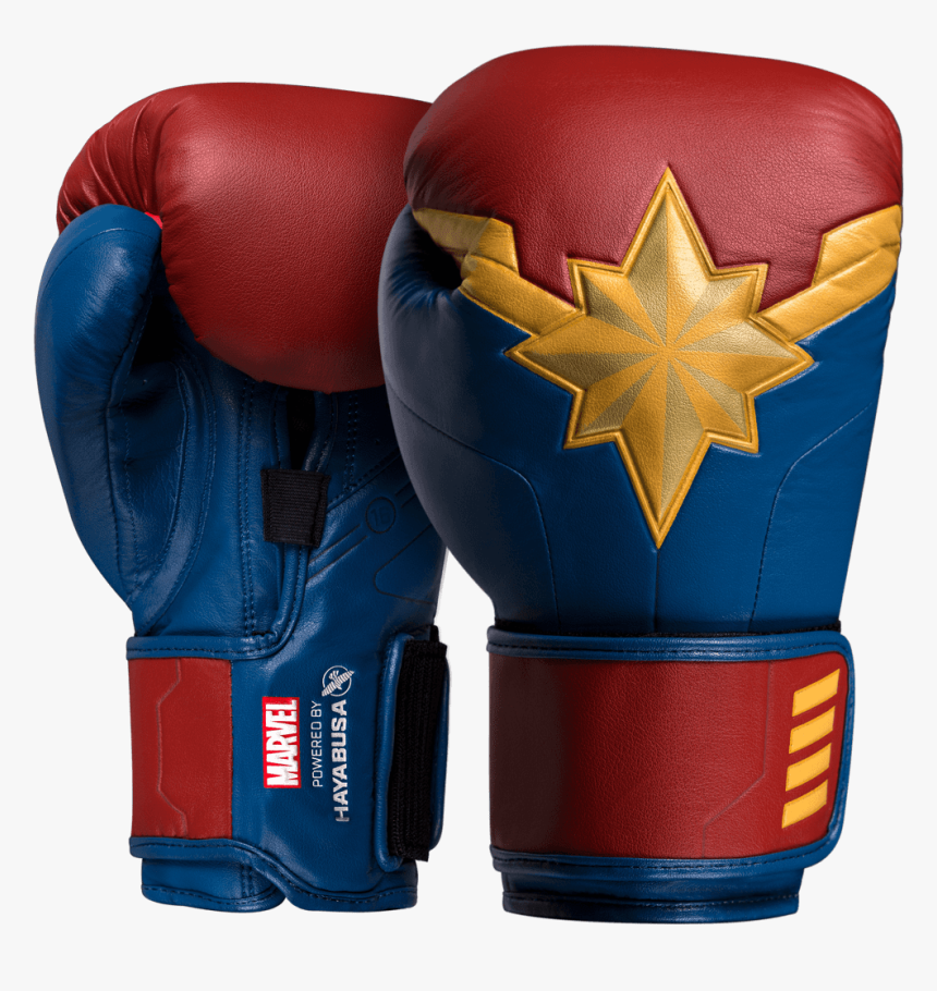 Captain Marvel Boxing Gloves, HD Png Download, Free Download