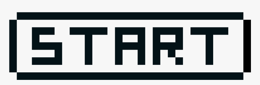 Start Button Pixel Art, HD Png Download, Free Download