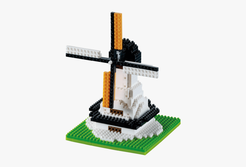 200 143 Large Windmill - Mlin Na Veter Iz Lego Kock, HD Png Download, Free Download