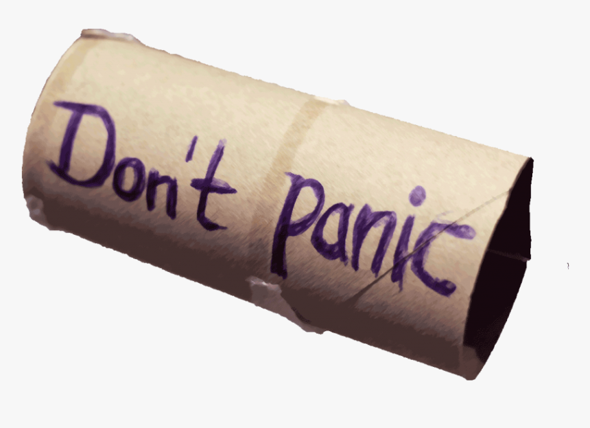 Don"t Panic Toilet Paper Calculator - Label, HD Png Download, Free Download