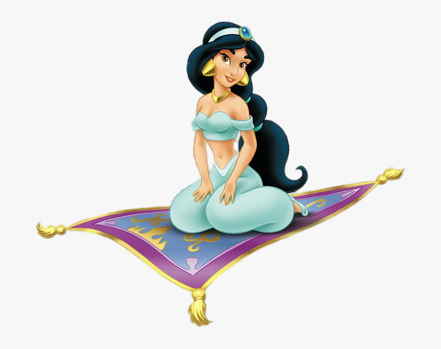 Jasmine On The Magic Carpet - Princess Cartoon Jasmine Disney, HD Png Download, Free Download