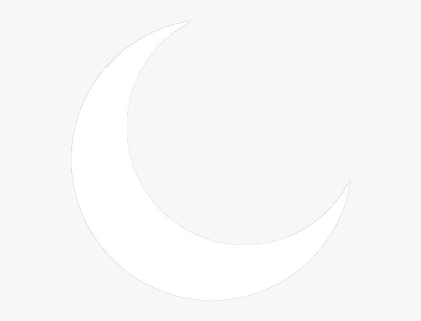 Crescent Moon Png Picture - White Crescent Moon Png, Transparent Png, Free Download