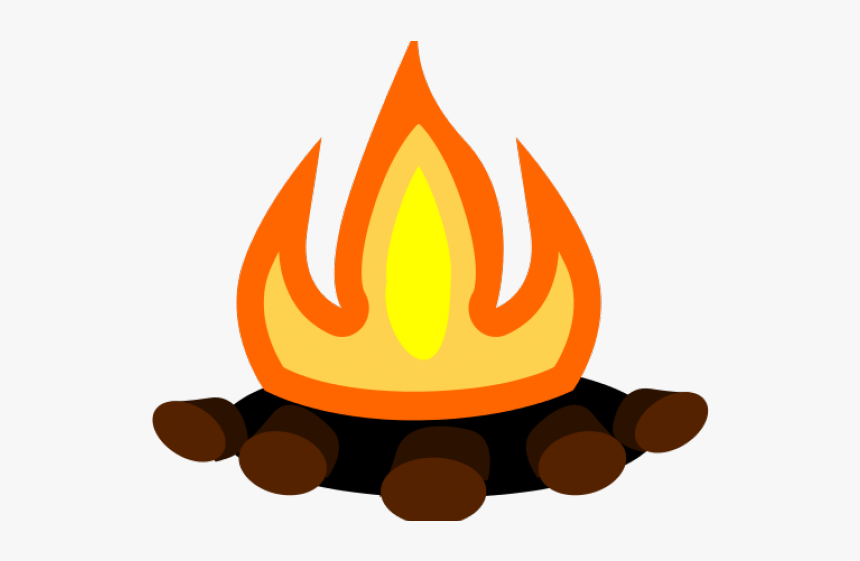 Campire Clipart Fire Pit - Transparent Background Bonfire Clipart, HD Png Download, Free Download